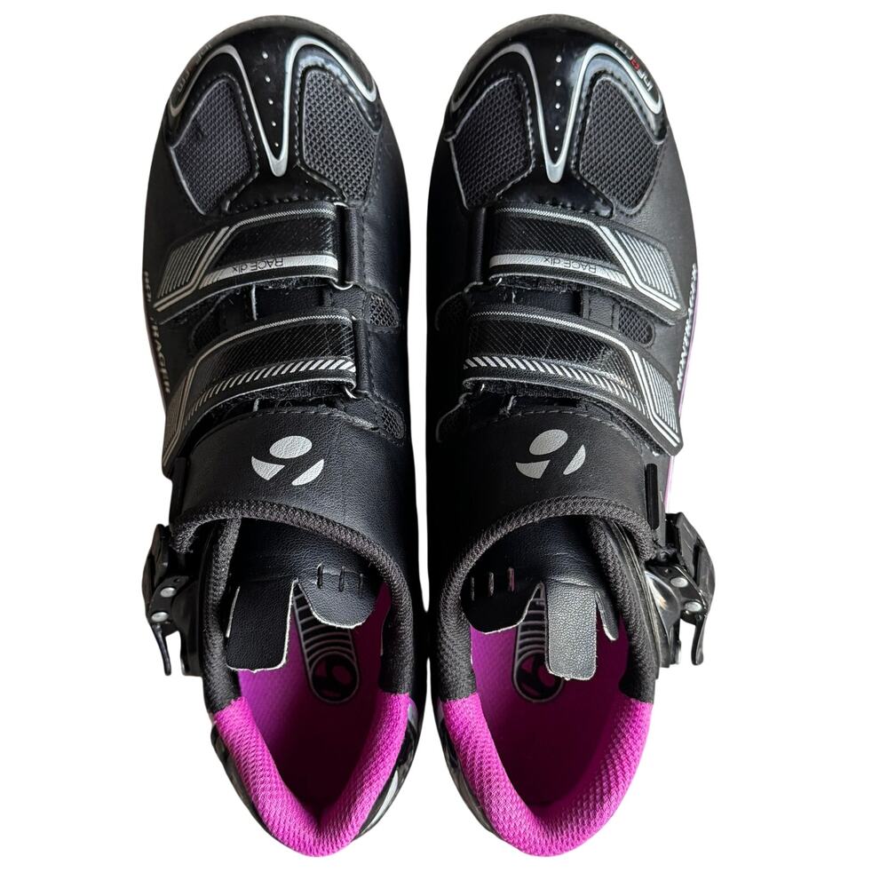 Bontrager Race DLX WSD Women’s Road Cycling Shoes Black Purple Size 6.5 - Picture 5 of 8